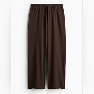 H&M DIVIDED Brown Lounge Pants, Drawstring, Stretchy, Yoga, EUC, XL, Like New